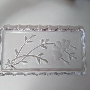 Princess House Crystal Trinket Tray